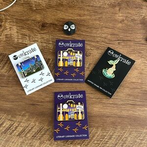 Owlcrate pins